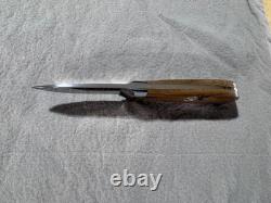 Canal Street Cutlery Drop Point Hunter Reclaimed American Chestnut Handle