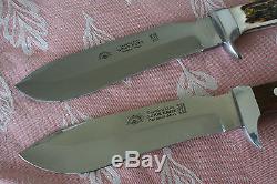 Carl Schlieper Eye Brand Trophy line Guide knife 356 2 bowie hunting knives