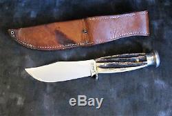 Case 4.5 Hunting Knife withStag & Sheath, 1940s