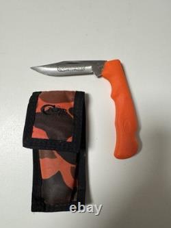 Case Blackhorn 3.5 Knife Orange and Case Hunter Fixed Blade Knife