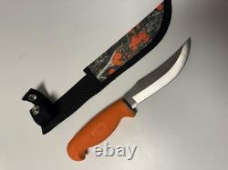Case Blackhorn 3.5 Knife Orange and Case Hunter Fixed Blade Knife