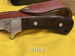 Case Native American Series Fixed Blade Set. 4 Vintage Knives with pouch