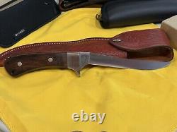 Case Native American Series Fixed Blade Set. 4 Vintage Knives with pouch