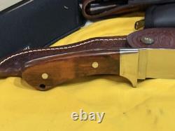 Case Native American Series Fixed Blade Set. 4 Vintage Knives with pouch