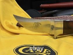 Case Native American Series Fixed Blade Set. 4 Vintage Knives with pouch