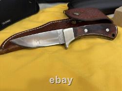 Case Native American Series Fixed Blade Set. 4 Vintage Knives with pouch