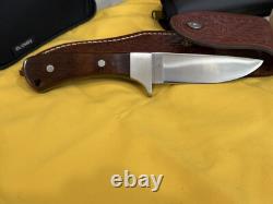 Case Native American Series Fixed Blade Set. 4 Vintage Knives with pouch