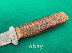 Case Tested XX 1920 -40 RARE BONE, ORIGINAL SHEATH VINTAGE Fix Blade Hunt Knife