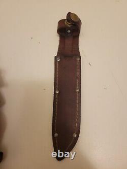 Case Tested XX 1932-1940 Fixed Blade Knife With Custom Case Sheath