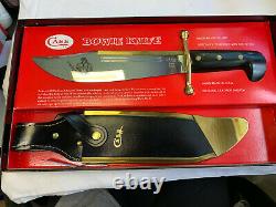 Case XX 1836 Bowie Hunter Fixed Blade Knife with Sheath & Paperwork in Display Box