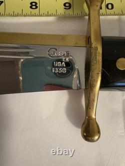 Case XX 1836 Daniel Boone Bowie Knife with Scabbard Made in the USA