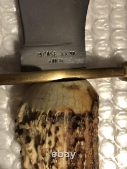 Case XX 1990 Kodiak Stag 6 Stainless Blade/brass