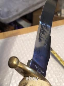 Case XX 1990 Kodiak Stag 6 Stainless Blade/brass