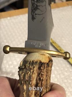 Case XX 1990 Kodiak Stag 6 Stainless Blade/brass