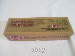 Case XX 1998 Stag Slab Side Fixed Blade Hunter 578-3 1/2 SS withSheath Item 00375