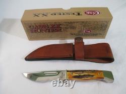 Case XX 1998 Stag Slab Side Fixed Blade Hunter 578-3 1/2 SS withSheath Item 00375