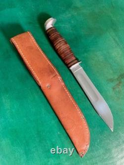 Case XX 325-6 Fixed Blade Knife With Sheath Collectors Quality Great Condition