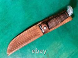 Case XX 325-6 Fixed Blade Knife With Sheath Collectors Quality Great Condition