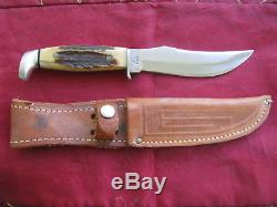 Case XX 523-5 SSP Vintage Hunting Knife withSheath, Bradford Centennial 1979