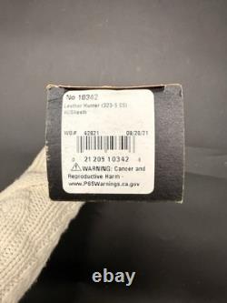 Case XX Leather 5 Inch Utility Hunter Knife with Leather Sheath (323-5 SS)