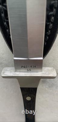 Case XX P62-4 1/2 Ss Boot Hunting Knife Dagger Knife With Blk Leather Sheath USA