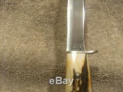 Case XX Razor Edge 516-5 Ssp, Stag Handle -fixed Blade Knife, Leather Sheath