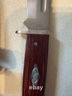 Case XX Slabside Fixed Blade Knife 778-3 1/2 with Box & Leather Sheath Made In USA