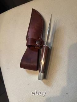 Case XX Slabside Fixed Blade Knife 778-3 1/2 with Box & Leather Sheath Made In USA