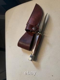 Case XX Slabside Fixed Blade Knife 778-3 1/2 with Box & Leather Sheath Made In USA