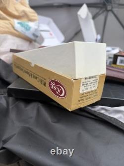 Case XX Slabside Fixed Blade Knife 778-3 1/2 with Box & Leather Sheath Made In USA