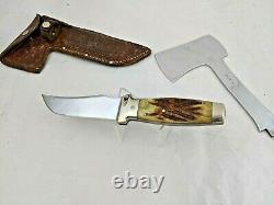 Case XX Stag Hunting Knife and Hatchet Combo