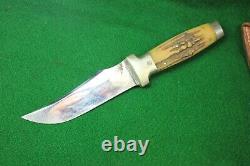 Case XX Tested Patented Stag 1935 Axe And Hunting Knife Combo