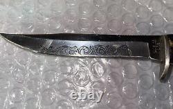 Case XX USA 5 Finn Scroll Blade Stag Handle Knife 1965-1969 Vintage Excellent