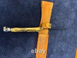 Case XX USA Stag Hunter 1965-69 516-5 Ssp Knife With Sheath, Vintage