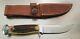 Case XX USA Vintage Stag Small Hunting Knife & Leather Sheath MINT