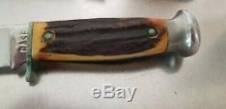 Case XX USA Vintage Stag Small Hunting Knife & Leather Sheath MINT