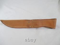 Case XX Vintage 1977 Blue Scroll Fixed Blade Stag 516-5 SSP with Sheath