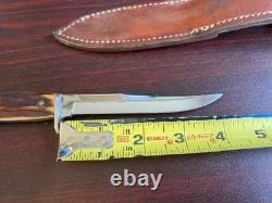 Case XX fixed blade knife (1940-1965) Sambar Deer Stag with Sheath