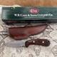 Case ridgeback SS fixed blade&sheath, NOS IN ORIGINAL BOX, caper