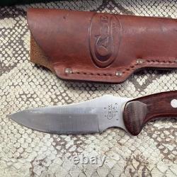 Case ridgeback SS fixed blade&sheath, NOS IN ORIGINAL BOX, caper