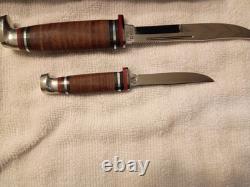 Casexx Leather Hunting Set (M3Finn SS & 316-5 SS) WithSheaths. 140.00 No Lower