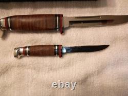 Casexx Leather Hunting Set (M3Finn SS & 316-5 SS) WithSheaths. 140.00 No Lower