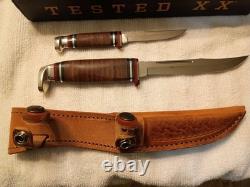 Casexx Leather Hunting Set (M3Finn SS & 316-5 SS) WithSheaths. 140.00 No Lower
