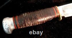 Circa 1930 Marbles Gladstone Mich. Hunting knife Fixed Blade Sheath Knife