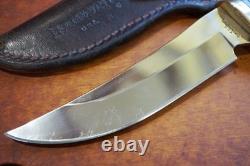Circa 1970s BROWNING USA Model 55 Fixed Blade Hunting / Camp Knife