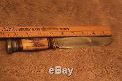 Classic Ideal stag handle Marbles Safety Axe Gladstone MI sheath hunting knife