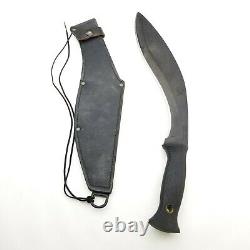 Cold Steel Knives Carbon V 17 Kukri Knife withSheath preowned used but solid RARE