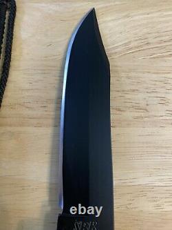 Cold Steel SRK Carbon V Survival Rescue Knife WithSheath made in USA NEVER USED