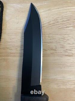 Cold Steel SRK Carbon V Survival Rescue Knife WithSheath made in USA NEVER USED