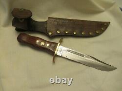 Collectible Schrade / Walden Hunting Knife Made In USA Buffalo Bill With Case